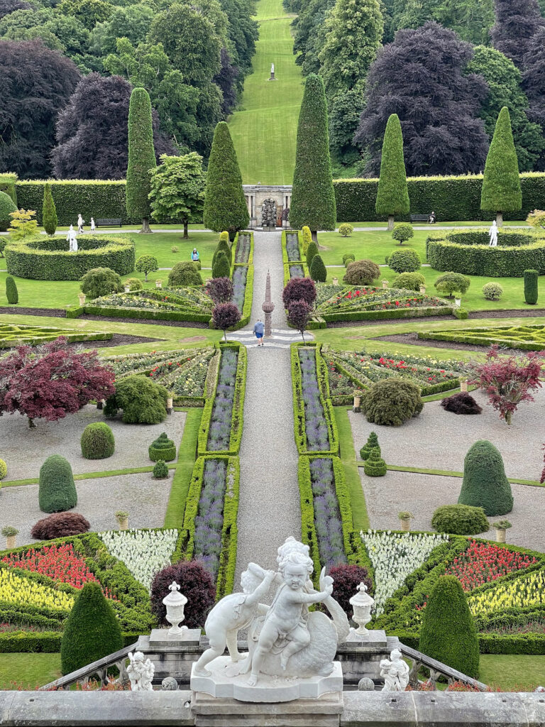 Drummond Castle Gardens ,tours, Perthshire prints